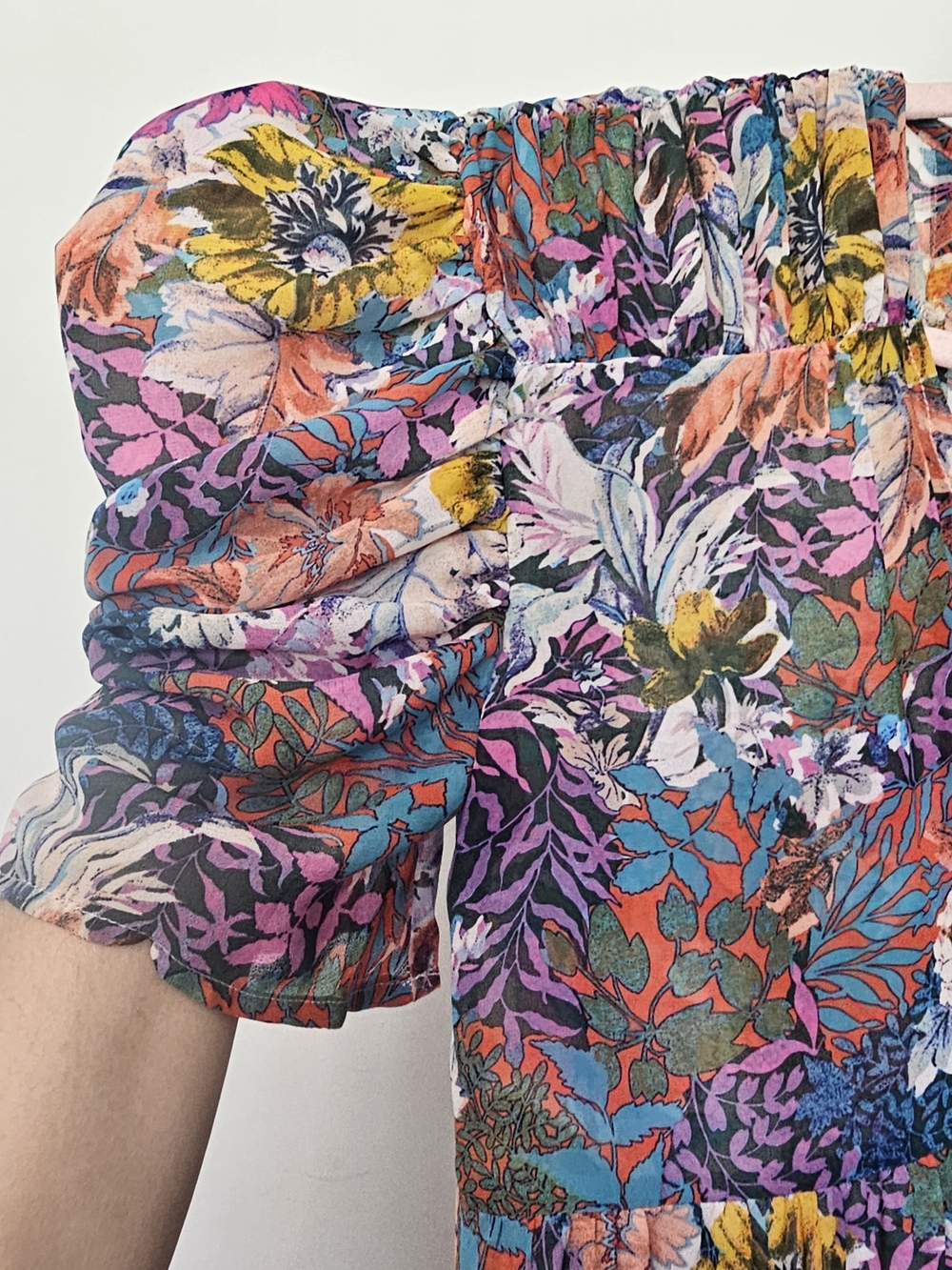 Akemi + Kin Colorful Floral Print Dress - XS - Picture 5 of 12